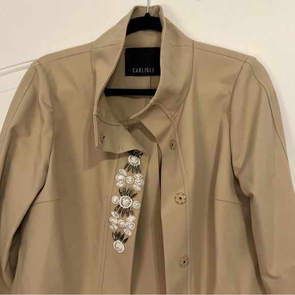 Lovely spring swing coat with Embellished Buttons - Picture 3 of 6